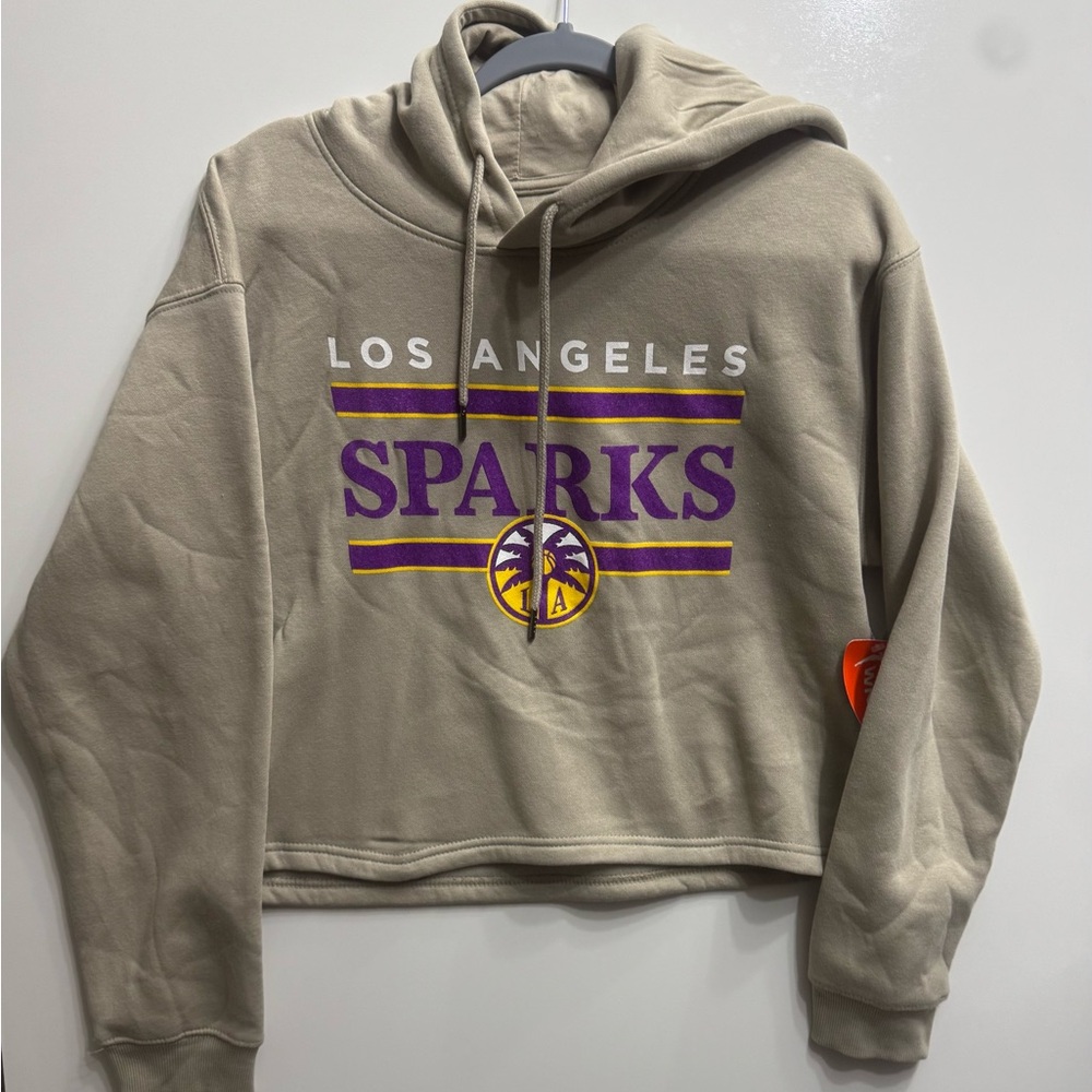 WNBA Women’s Los Angeles Sparks CroppedHoodie Medium